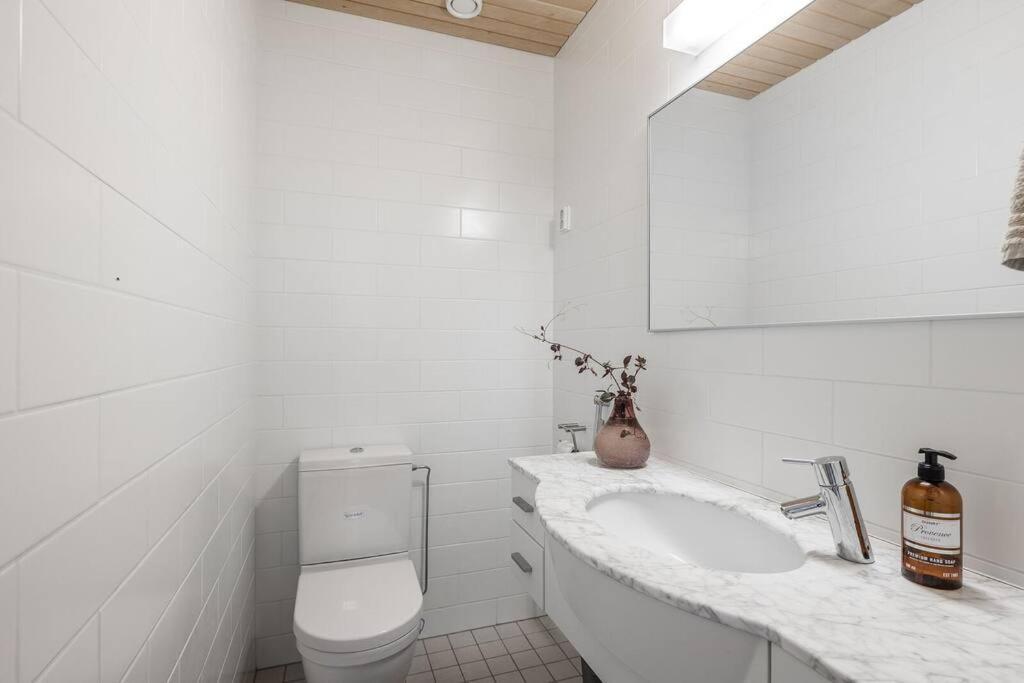 Spacious Home With Four Terrace, Sauna, Sea View Helsingfors Exteriör bild