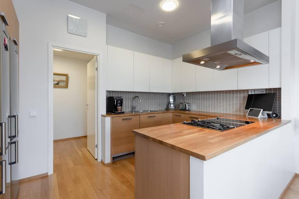 Spacious Home With Four Terrace, Sauna, Sea View Helsingfors Exteriör bild