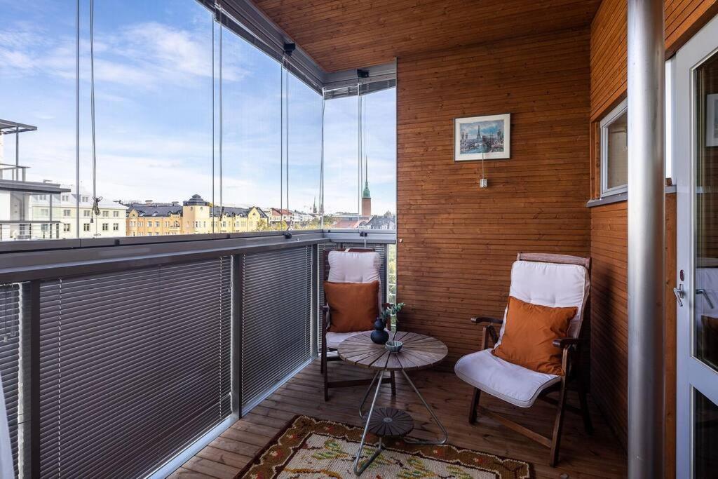 Spacious Home With Four Terrace, Sauna, Sea View Helsingfors Exteriör bild
